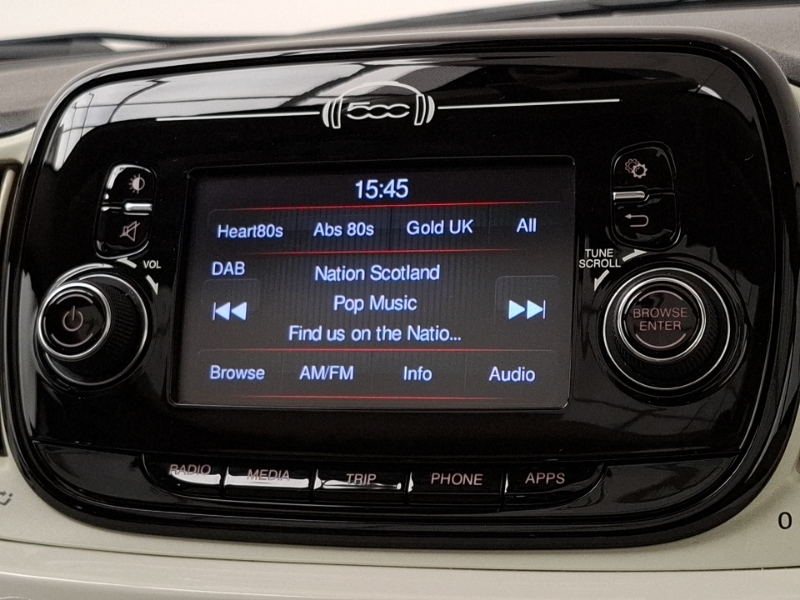 Fiat 500 1.2 S Hatchback Apple Car Play Manua Red #11