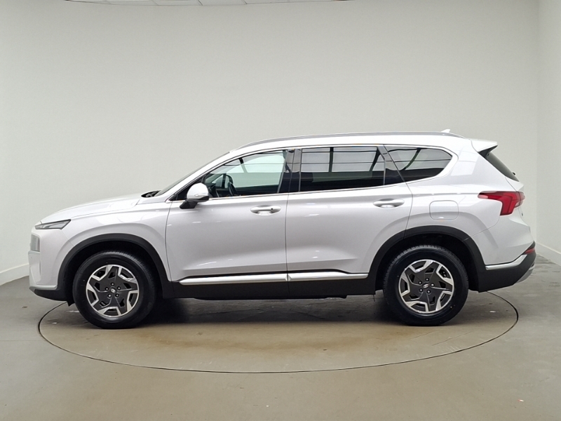 Hyundai Santa Fe 1.6 Tgdi Hybrid Premium White #4