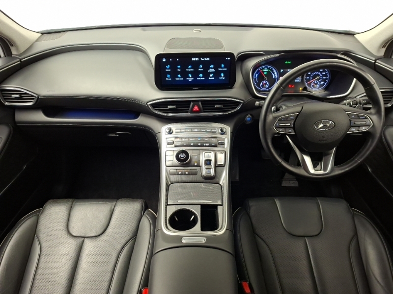 Hyundai Santa Fe 1.6 Tgdi Hybrid Premium White #3