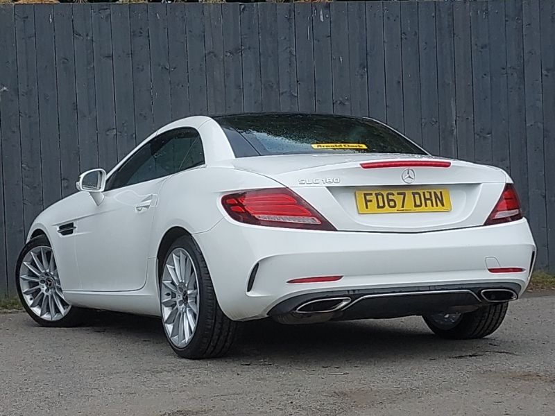 Mercedes-Benz SLC Slc 180 Amg Line White #2