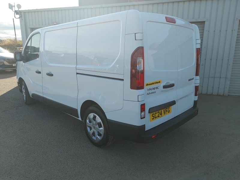 Renault Trafic Sl30 Blue Dci 130 Advance Safety Van White #2