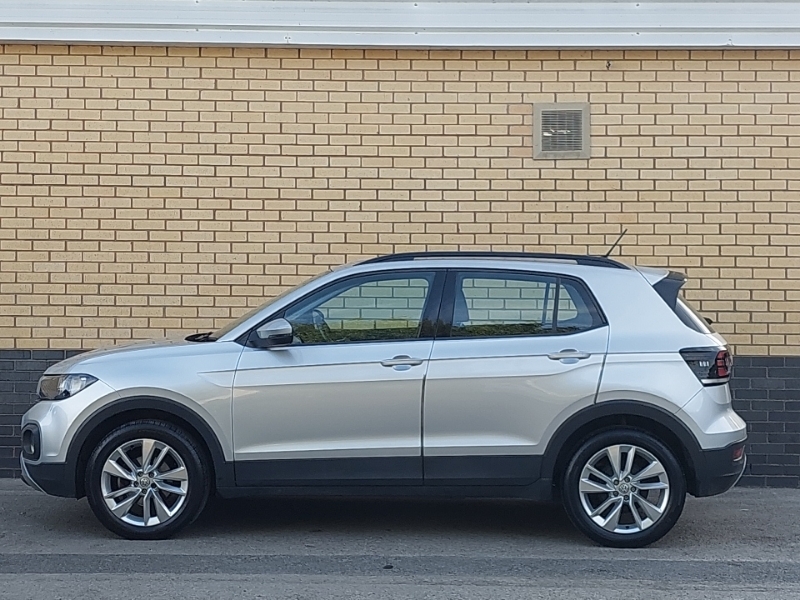 Volkswagen T-Cross 1.0 Tsi Se Silver #4