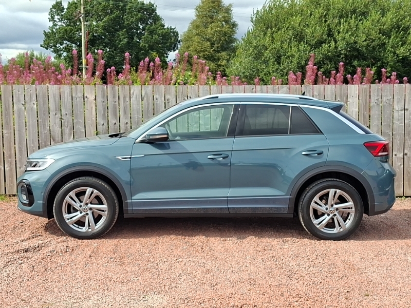 Volkswagen T-Roc 1.5 Tsi R-line Blue #4