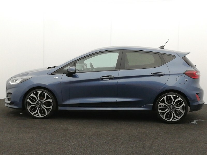 Ford Fiesta 1.0 Ecoboost Hbd Mhev 125 St-line X Blue #4