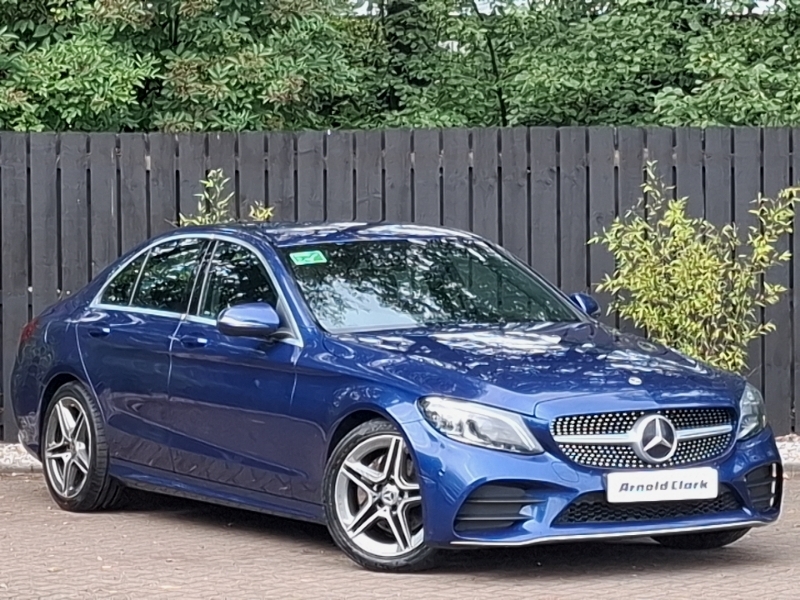Mercedes-Benz C Class C200 Amg Line Premium 9G-tronic Blue