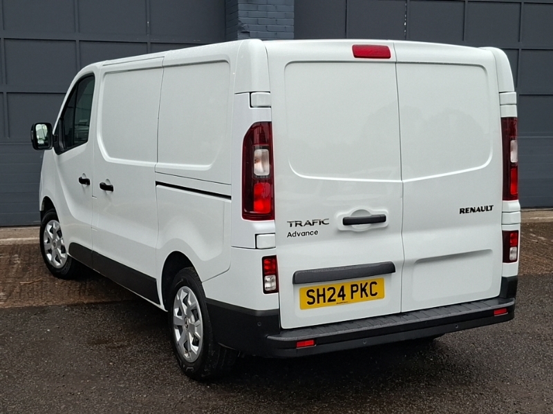 Renault Trafic Sl30 Blue Dci 130 Advance Van White #2