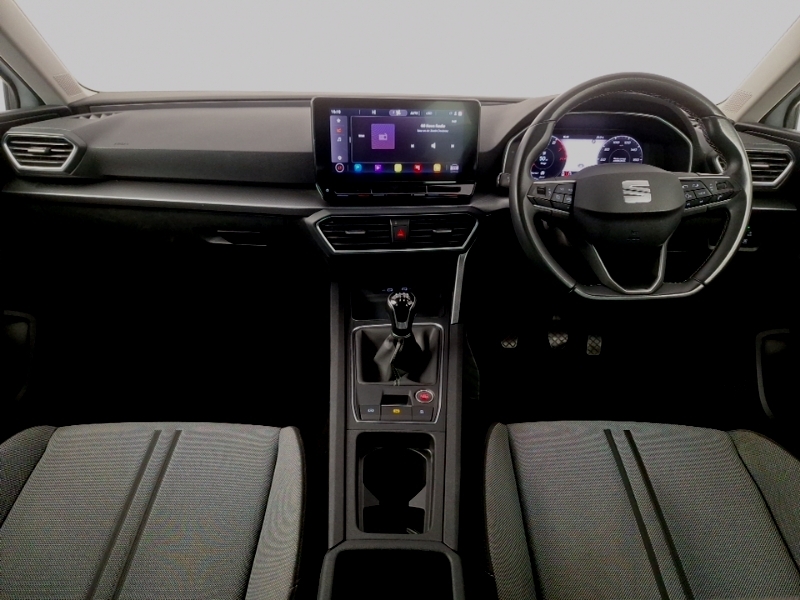 Seat Leon 1.0 Tsi Evo Se Dynamic DG71YGC White #3