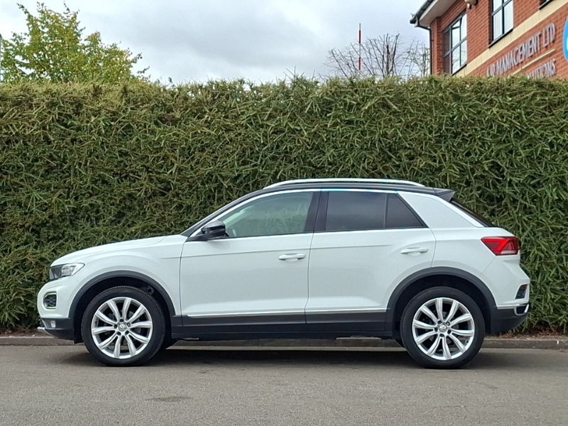 Volkswagen T-Roc 1.5 Tsi Evo Sel White #4