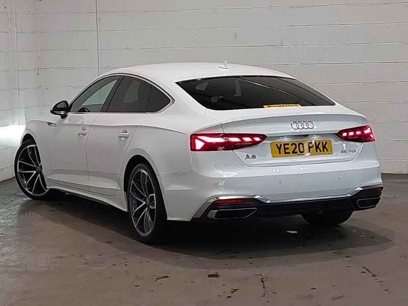 Audi A5 35 Tdi S Line S Tronic YE20PKK White #2