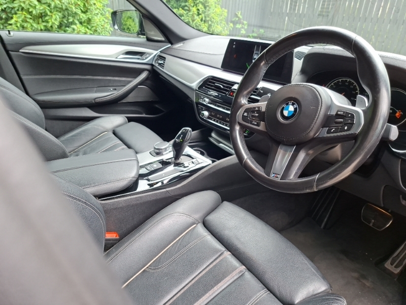 BMW 5 Series 530D Xdrive M Sport Black #6