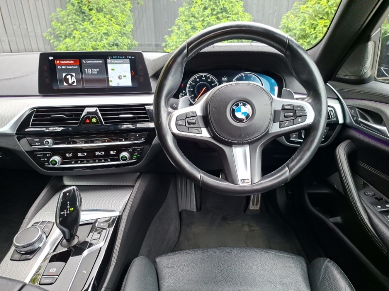 BMW 5 Series 530D Xdrive M Sport Black #5