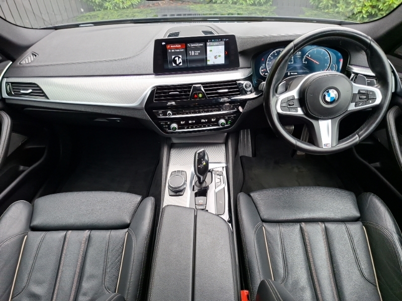 BMW 5 Series 530D Xdrive M Sport Black #4