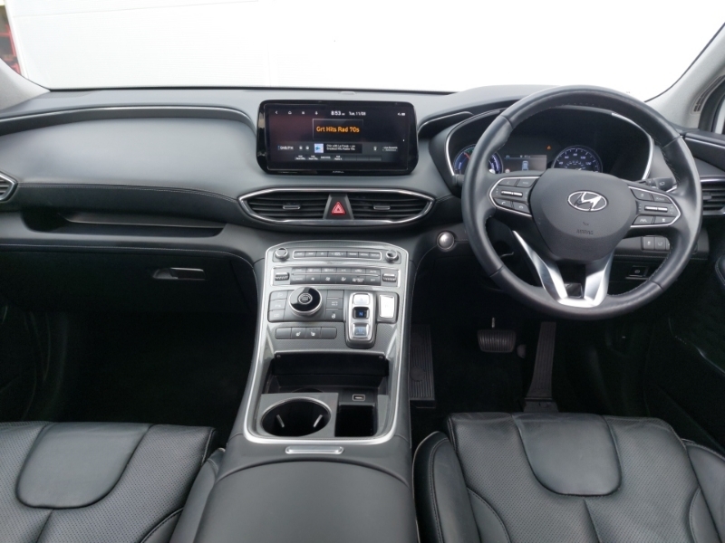 Hyundai Santa Fe 1.6 Tgdi Hybrid Premium White #3