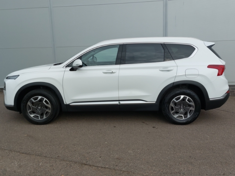Hyundai Santa Fe 1.6 Tgdi Hybrid Premium White #4