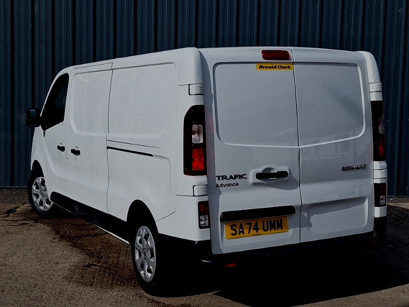 Renault Trafic Ll30 Blue Dci 130 Advance Safety Van SA74UMM White #2