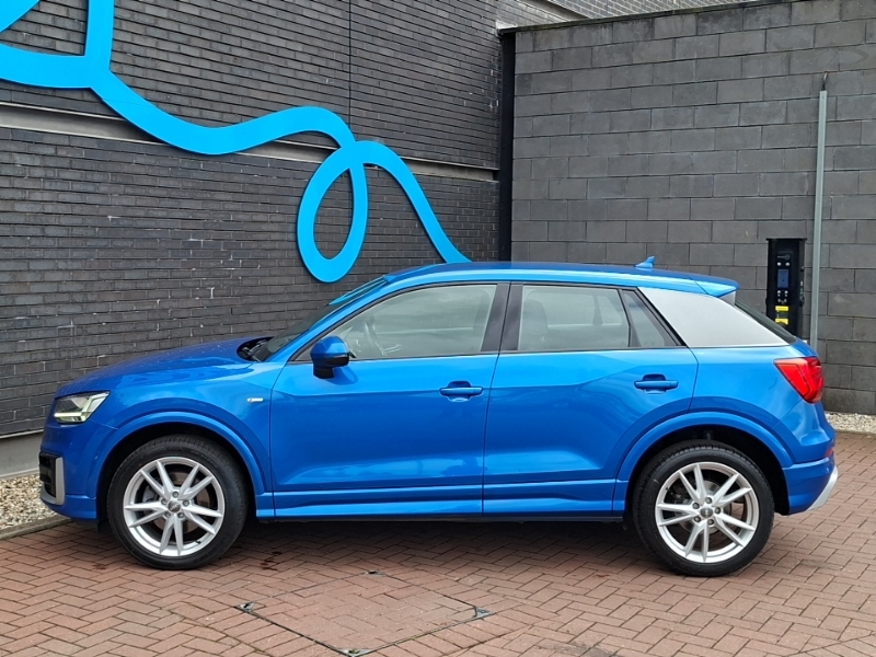 Audi Q2 1.4 Tfsi S Line CY18OLM Blue #4