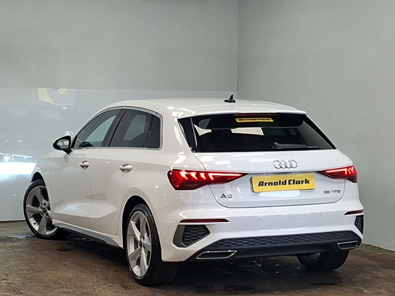 Audi A3 35 Tfsi S Line HG23WZK White #2