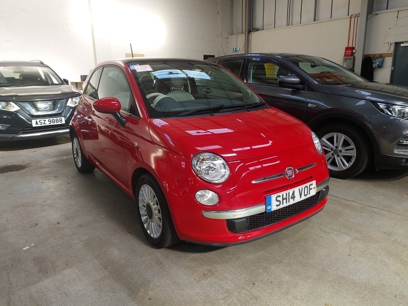 Fiat 500 1.2 Lounge Start Stop SH14VOF Red