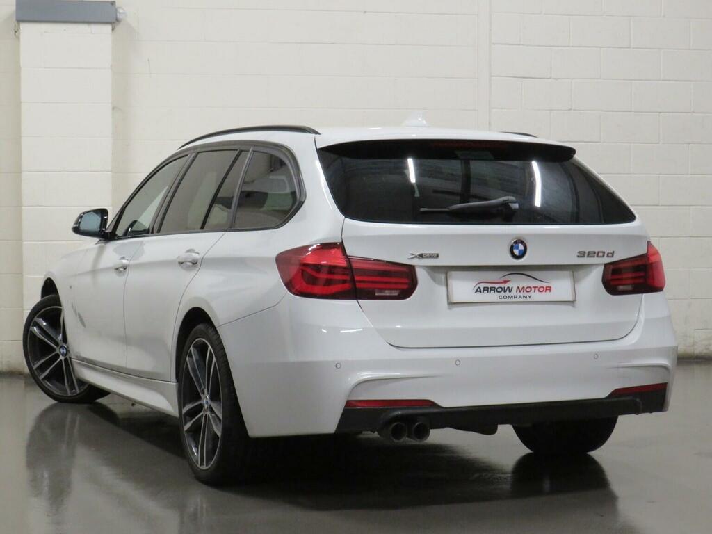 BMW 3 Series Estate 2.0 320D M Sport Shadow Edition Touring Aut YC19UXT White #6