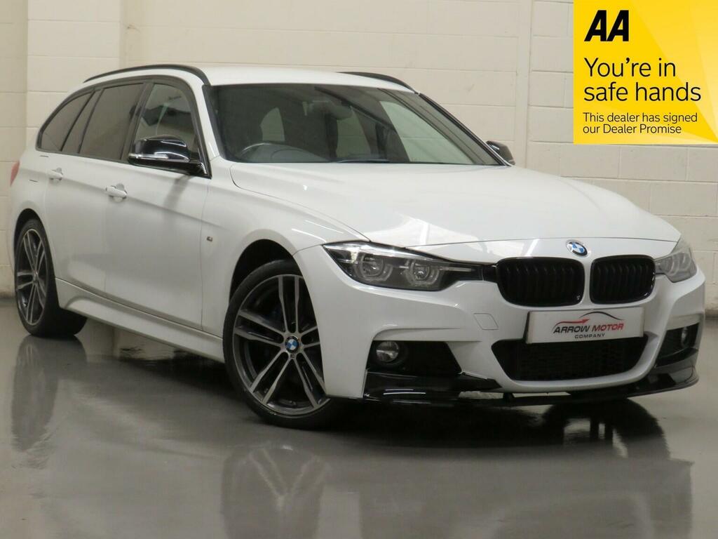 BMW 3 Series Estate 2.0 320D M Sport Shadow Edition Touring Aut YC19UXT White