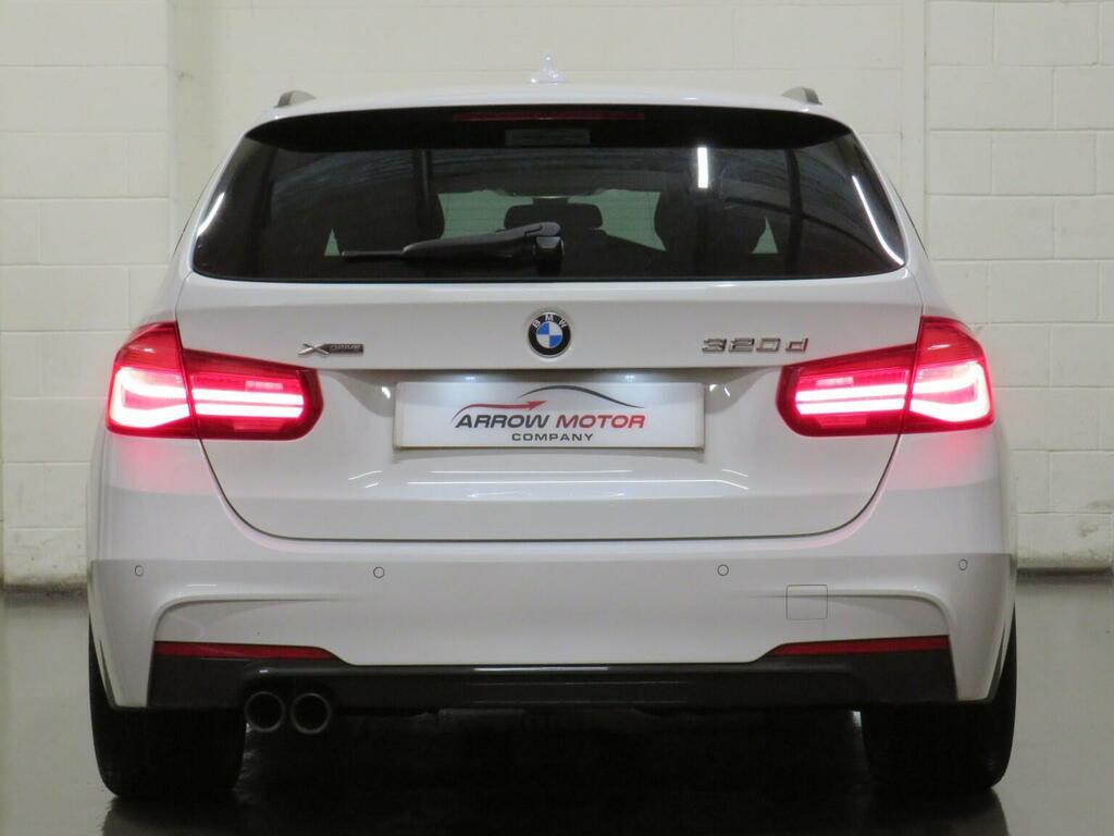BMW 3 Series Estate 2.0 320D M Sport Shadow Edition Touring Aut YC19UXT White #5