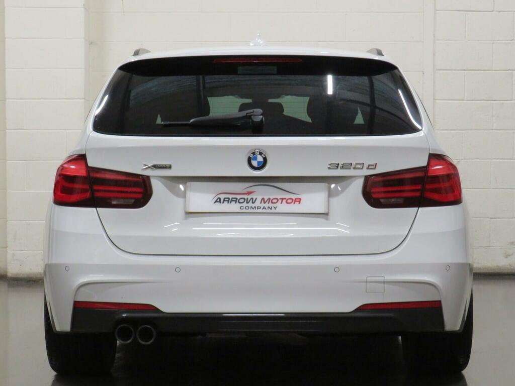 BMW 3 Series Estate 2.0 320D M Sport Shadow Edition Touring Aut YC19UXT White #4