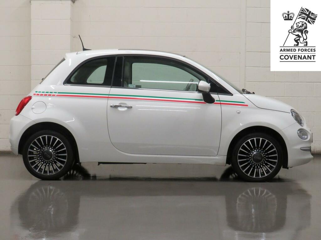 Fiat 500 Hatchback 1.2 Lounge Euro 6 Ss 201868 HX68JHE White #2