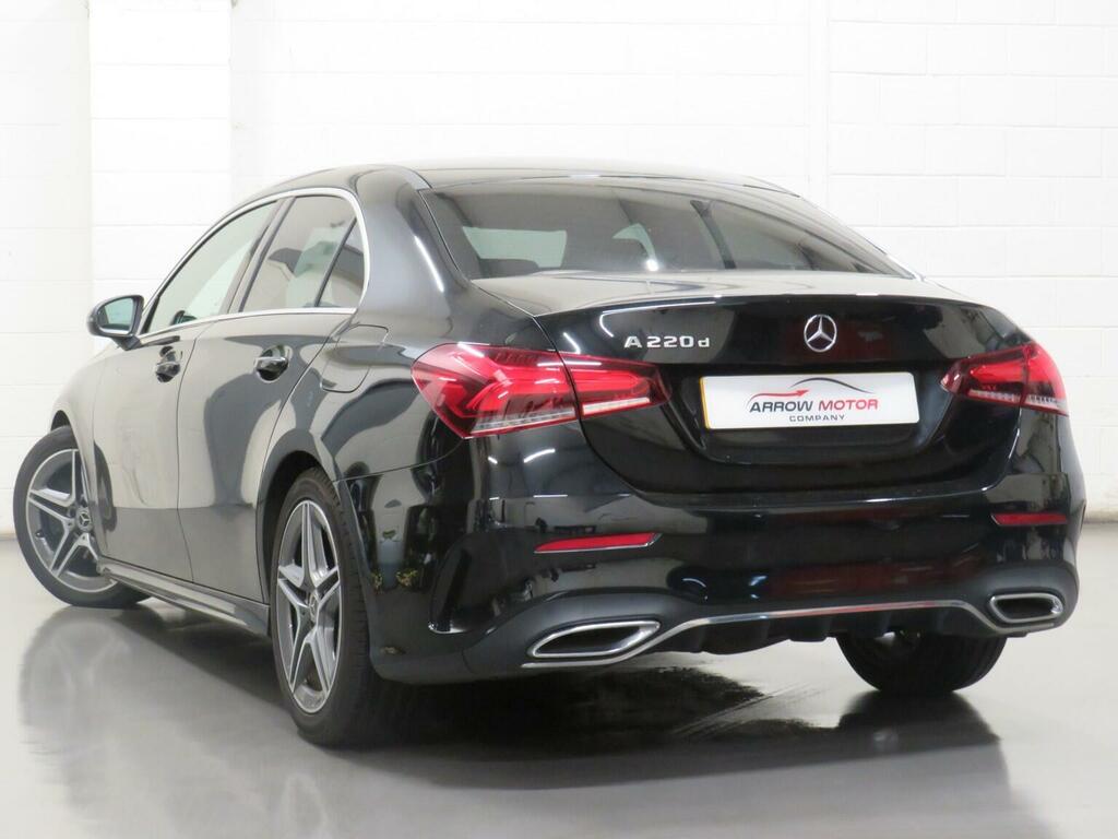 Mercedes-Benz A Class Saloon 2.0 A220d Amg Line 8G-dct Euro 6 Ss BU21YCP Black #6