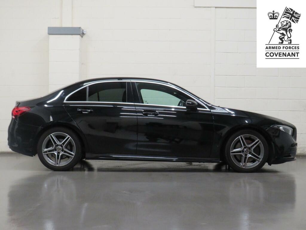 Mercedes-Benz A Class Saloon 2.0 A220d Amg Line 8G-dct Euro 6 Ss BU21YCP Black #2