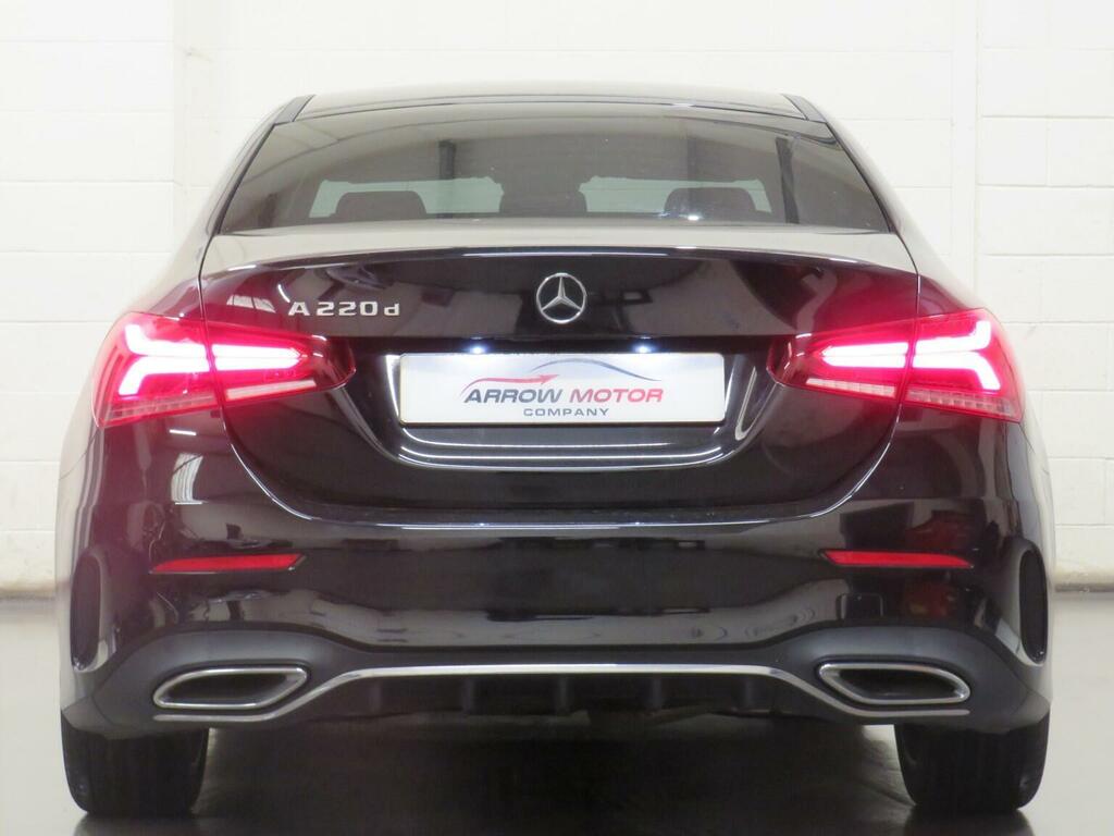 Mercedes-Benz A Class Saloon 2.0 A220d Amg Line 8G-dct Euro 6 Ss BU21YCP Black #5