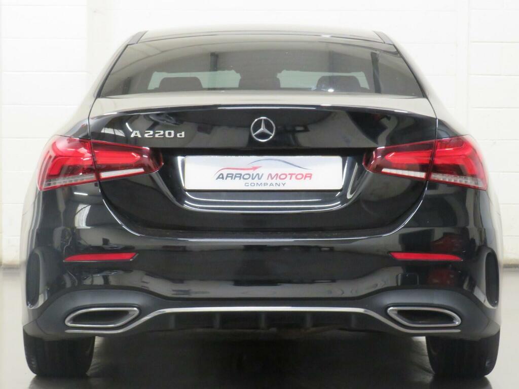 Mercedes-Benz A Class Saloon 2.0 A220d Amg Line 8G-dct Euro 6 Ss BU21YCP Black #4