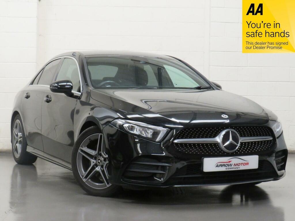 Mercedes-Benz A Class Saloon 2.0 A220d Amg Line 8G-dct Euro 6 Ss BU21YCP Black