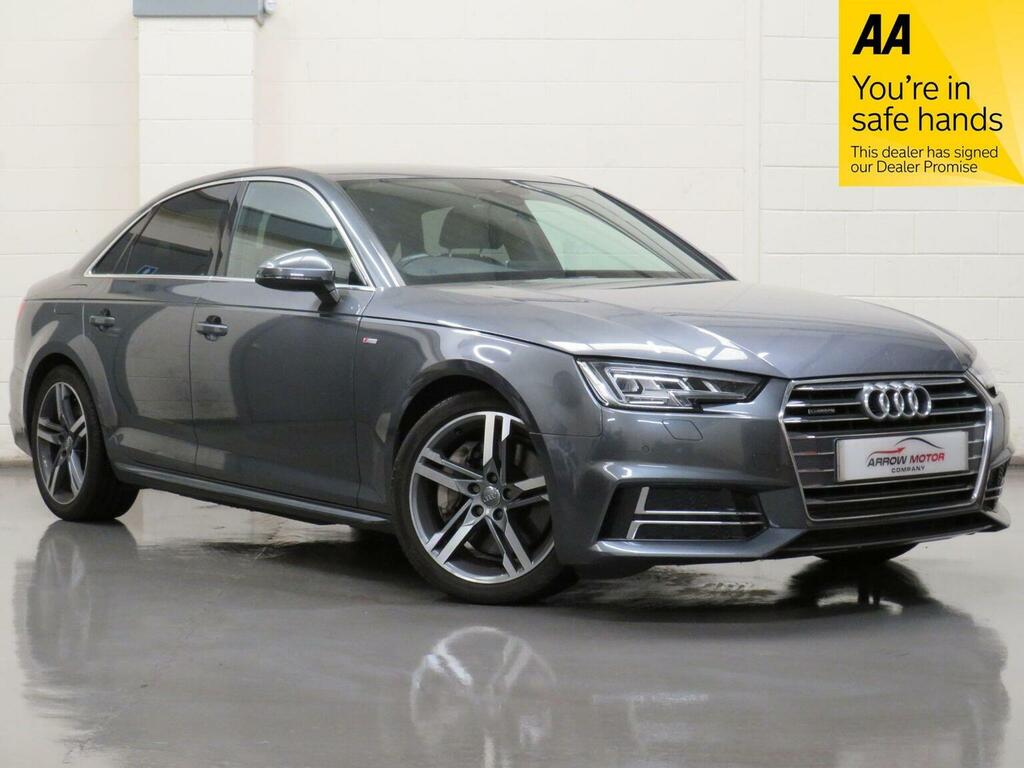 Audi A4 3.0 Tdi V6 S Line Tiptronic Quattro Euro 6 Ss 4 Grey