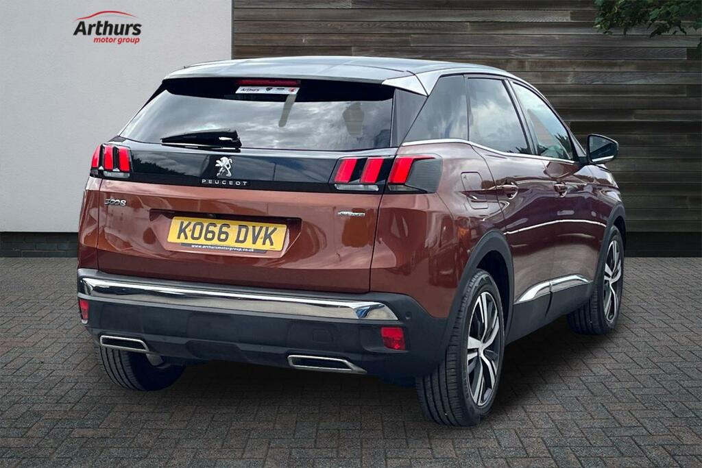 Peugeot 3008 Bluehdi Ss Gt Line KO66DVK Brown #3