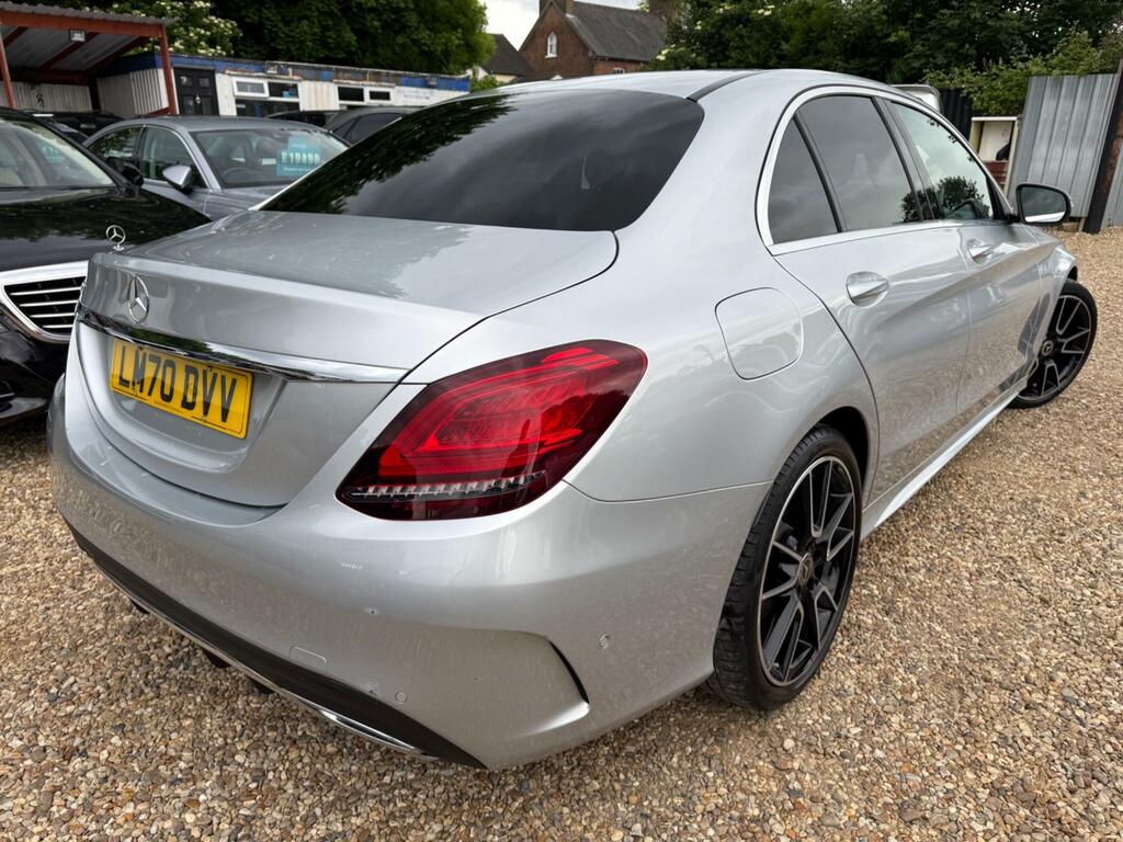Mercedes-Benz C Class Saloon 2.0 C220d Amg Line Premium G-tronic Euro Silver #5