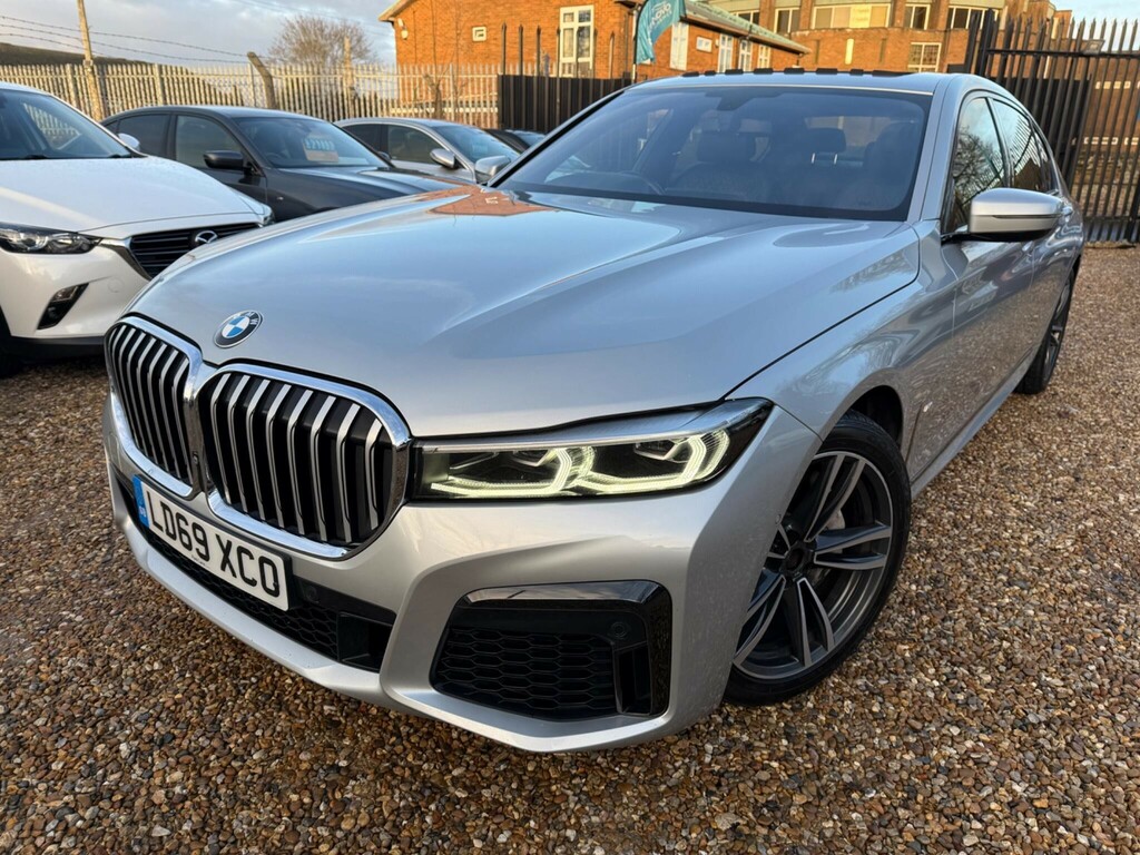 BMW 7 Series Saloon 3.0 740Li M Sport Euro 6 Ss 20 LD69XCO Silver #4
