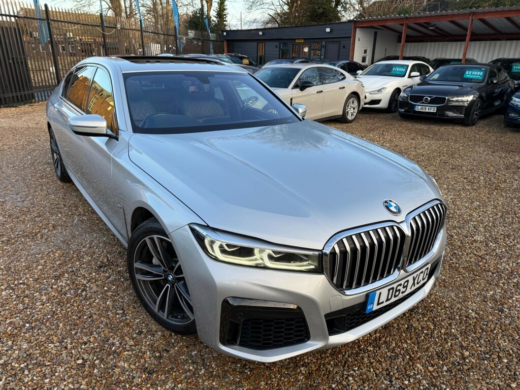 BMW 7 Series Saloon 3.0 740Li M Sport Euro 6 Ss 20 LD69XCO Silver #2
