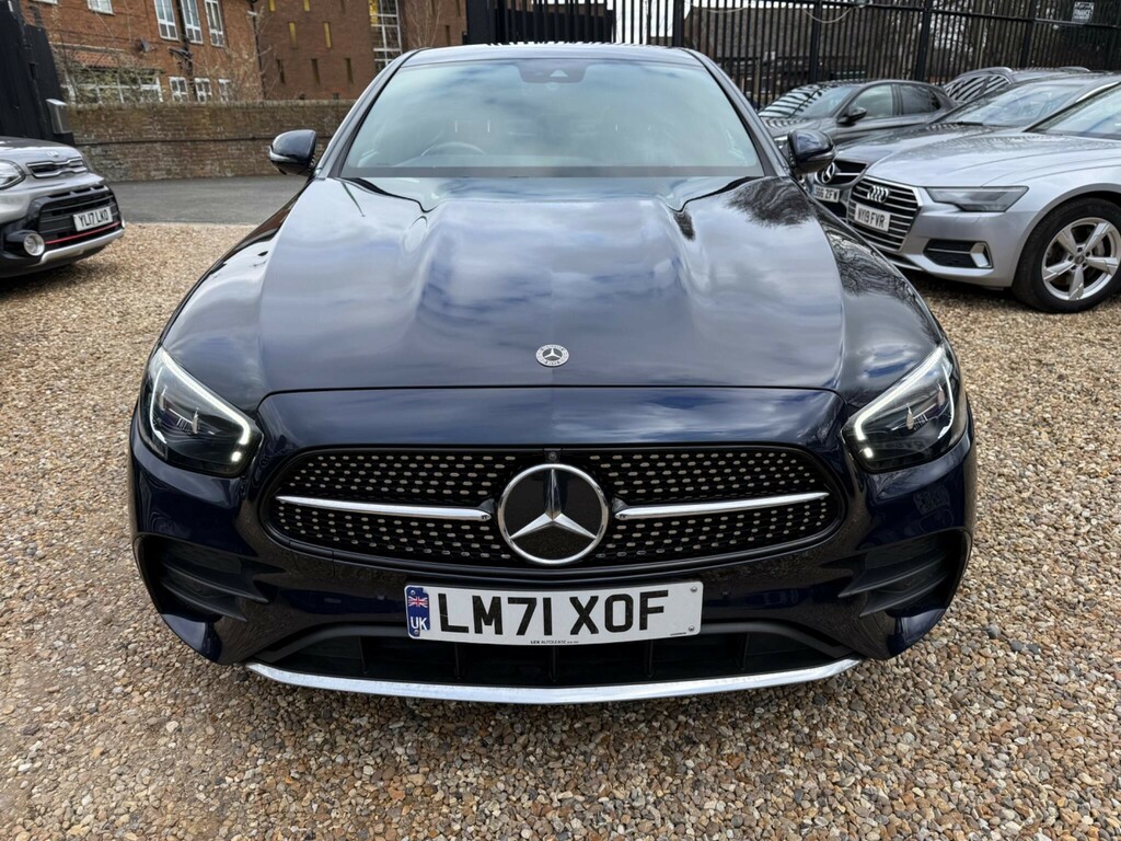 Mercedes-Benz E Class Saloon 2.0 E300e 13.5Kwh Amg Line Premium G-tron Blue #2