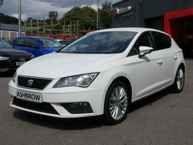 Seat Leon 2017 1.2 Tsi Se Dynamic Technology 110 Ss White #5