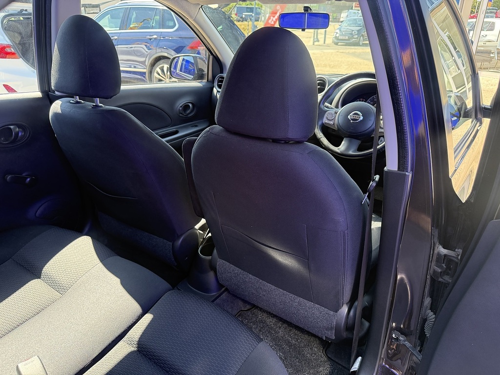Nissan Micra 1.2 12V Acenta Cvt Euro 5 Silver #9