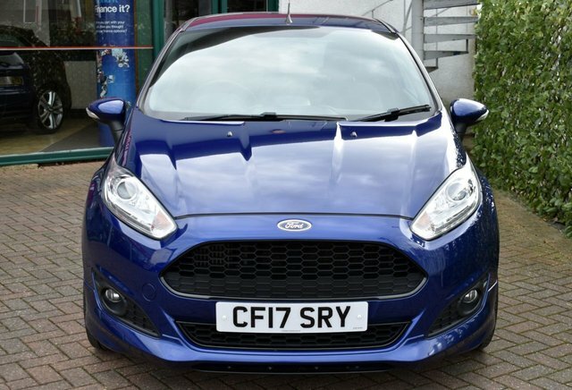 Ford Fiesta 2017 1.0T Ecoboost St-line 6-Speed 123 Bhp CF17SRY Blue #2