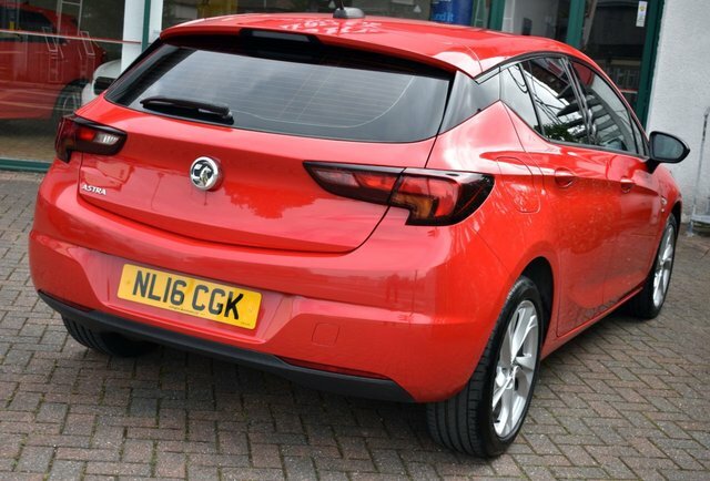 Vauxhall Astra 2016 1.4I Turbo Sri 6-Speed 148 Bhp Euro 6 Red #6