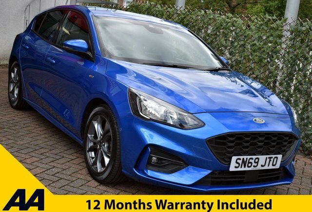 Ford Focus 2019 1.0T St-line 6-Speed 123 Bhp Euro 6 Blue