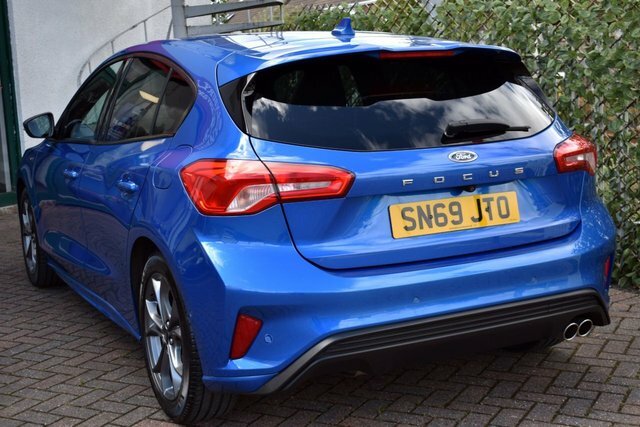 Ford Focus 2019 1.0T St-line 6-Speed 123 Bhp Euro 6 Blue #4
