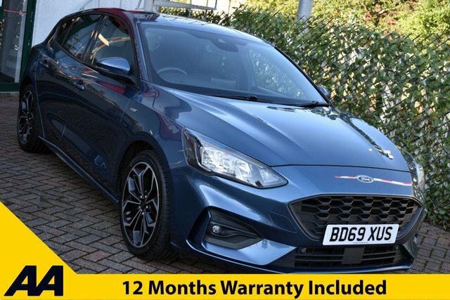 Ford Focus 2019 1.0T St-line X 6-Speed 123 Bhp Euro 6 Blue