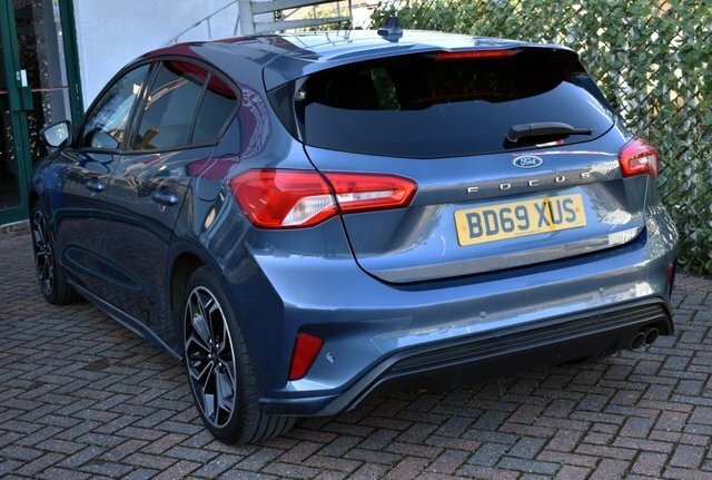 Ford Focus 2019 1.0T St-line X 6-Speed 123 Bhp Euro 6 Blue #4