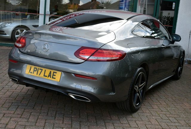 Mercedes-Benz C Class 2017 C300 Amg-line Coupe 9G-tronic 242 Bhp E Grey #6