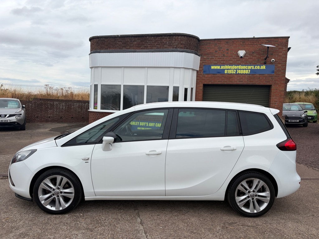 Vauxhall Zafira 1.4T Sri 7 Seater, Service Inc Tyresbrakes Au White #2