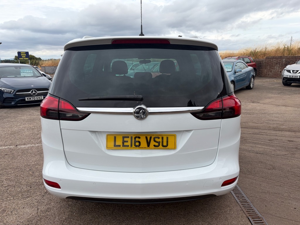 Vauxhall Zafira 1.4T Sri 7 Seater, Service Inc Tyresbrakes Au White #6