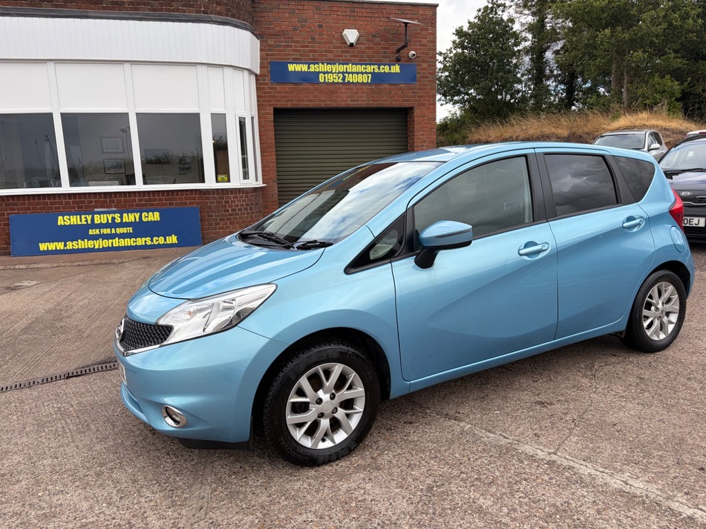 Nissan Note 1.2 Acenta Premium One Owner, 20 Tax, 9 Servi Blue